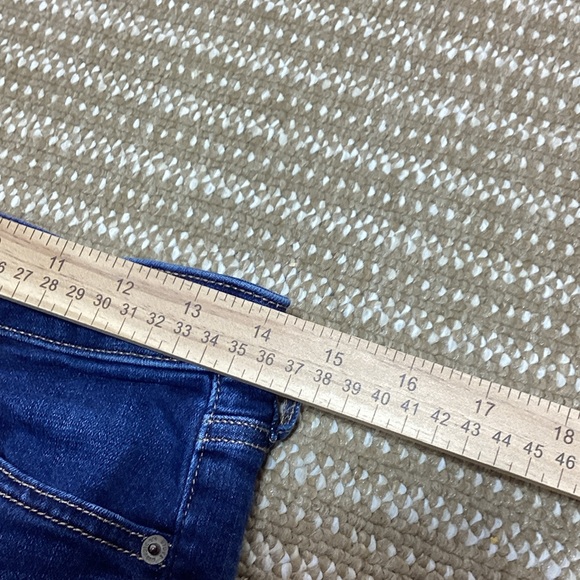 American Eagle 8 long Women’s stretch Blue flareJeans - Picture 12 of 16